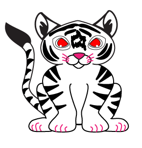 How to draw a Cartoon Tiger Cub Step 5